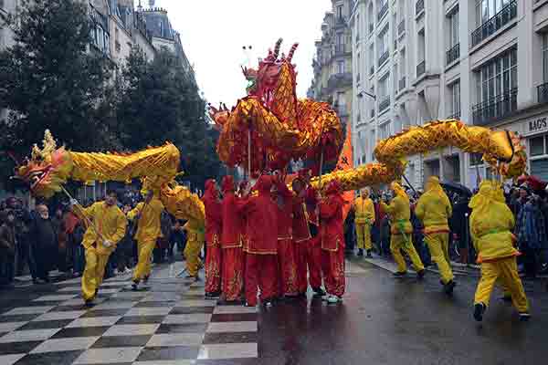 کارنوال سال جدید چینی در پاریس 