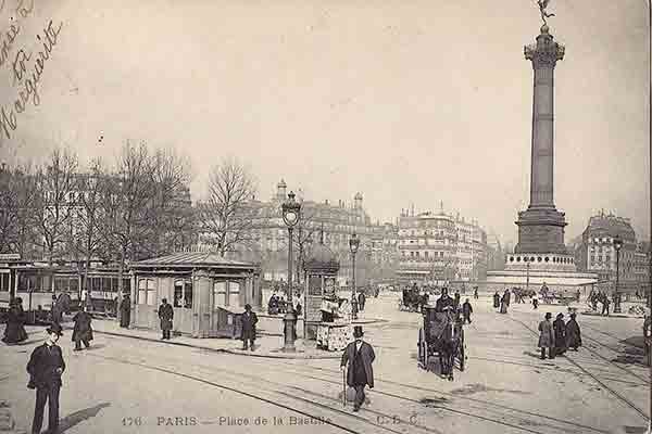 میدان باستیل پاریس , La place de la Bastille , میدان ها