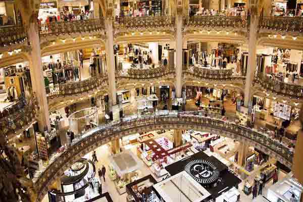 مهمترین مراکز خرید پاریس ,شانره لیزه ,گالری لافایت ,لادفانس ,ریوولی ,مونپارناس