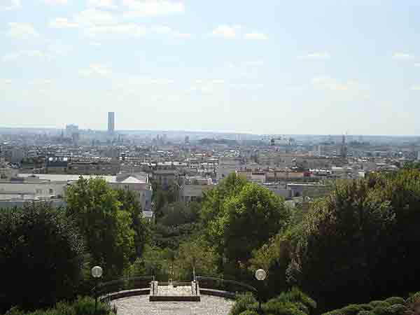 پارک بلویل پاریس, مراکز تفریحی پاریس,Belleville , paris , parc, jardin , پارکهای پاریس