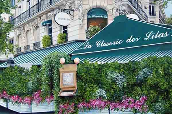 کافه رستوران کلوزری دِ لیلا پاریس | پاتوق روشنفکران و هنرمندان معاصر جهان در پاریس