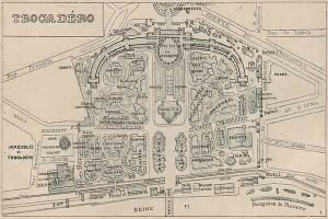 تروکادرو , Trocadéro , نقشه نمایشگاه جهانی سال 1900