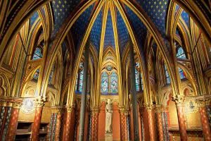 sainte chapelle , کلیسای سنت شاپل پاریس