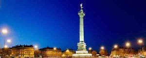 میدان باستیل پاریس , La place de la Bastille , میدان ها