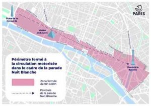 carte Parade Nuit blanche
